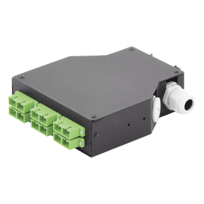 LINKEDPRO BY EPCOM LP-RDSCASM - Distribuidor de Fibra Óptica / Riel DIN / 6 Acopladores SC/APC Dúplex Monomodo / Charola 24 Fusiones / | SIERRA STORE