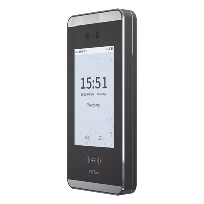 Terminal de Reconocimiento Facial / 3,000 Usuarios / Pantalla 5" / Lector EM / Anti-Sabotaje / TCP-IP / RS485 / 2 m (6.6 ft) | SIERRA STORE
