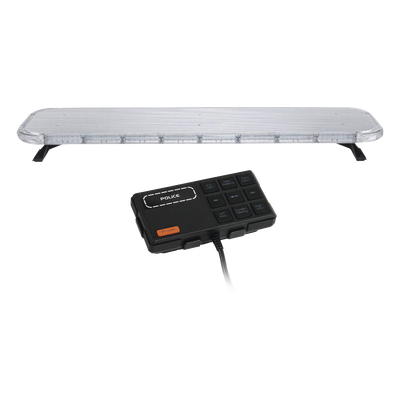 Kit de Equipamiento para Unidades de Seguridad Pública / Barra LED 132 LEDs Hyperlux G3 / 22 Módulos Control Tráfico Rojo/Azul / | SIERRA STORE