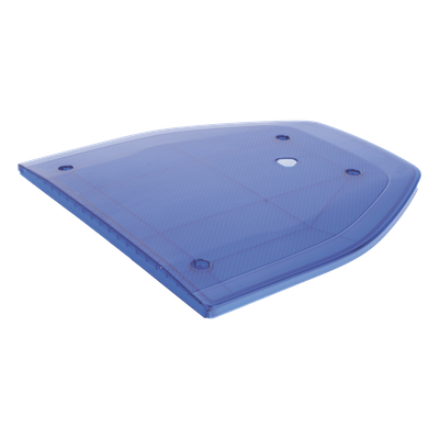 Domo Lateral de Reemplazo / Perfil Bajo / Resistente UV / Color Azul / Compatible con Barra SP216 | SIERRA STORE