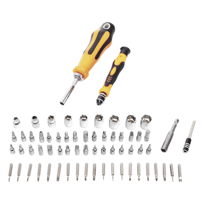 Juego de Puntas y Accesorios con 65 piezas. Doble Maneral. | SIERRA STORE