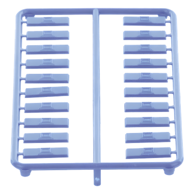 PANDUIT CIDBU-C - Iconos de Datos / Mini-Com / 14.2 mm Ancho / 2 mm Profundidad / 4.6 mm Altura / ABS / Paquete 100 / Azul | SIERRA STORE
