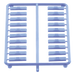 PANDUIT CIDBU-C - Iconos de Datos / Mini-Com / 14.2 mm Ancho / 2 mm Profundidad / 4.6 mm Altura / ABS / Paquete 100 / Azul | SIERRA STORE