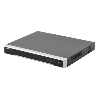 EPCOM EV-8016-TURBO - DVR  16 Canales 4K TURBOHD + 16 Canales IP / 8 Megapixel/ Audio por Coaxitron/ 2 Bahías de Disco Duro / 4 | SIERRA STORE