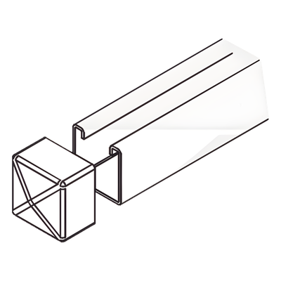Tope Unicanal Plano / Tornillo 1/2" (13 mm) / Instalación en Superficies Planas / Uso Industrial | SIERRA STORE