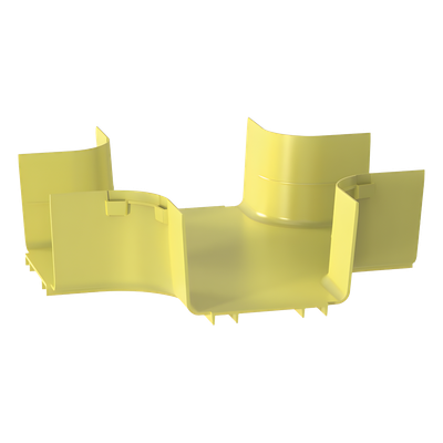 PANDUIT FRFWC6X4LYL - Accesorio de Canalización / 4 Vías Horizontal / Curvatura 90° / Radio 50.8 mm (2 in) / ABS / 368.3 mm (14.4 in) | SIERRA STORE