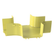 PANDUIT FRFWC6X4LYL - Accesorio de Canalización / 4 Vías Horizontal / Curvatura 90° / Radio 50.8 mm (2 in) / ABS / 368.3 mm (14.4 in) | SIERRA STORE