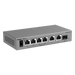 Switch Gigabit Smart Cloud / 7 Puertos / 4 PoE+ 40 W / 1 SFP Uplink / Capa 2 / Protección 6 kV / Fanless | SIERRA STORE