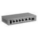 Switch Gigabit Smart Cloud / 7 Puertos / 4 PoE+ 40 W / 1 SFP Uplink / Capa 2 / Protección 6 kV / Fanless | SIERRA STORE