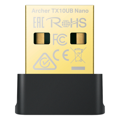 Adaptador USB Nano Wi-Fi 6 / Dual Band 900 Mbps / Bluetooth 5.3 BLE / WPA3 / 1024-QAM / OFDMA / MU-MIMO / 0.76 × 0.62 × 0.29 in | SIERRA STORE