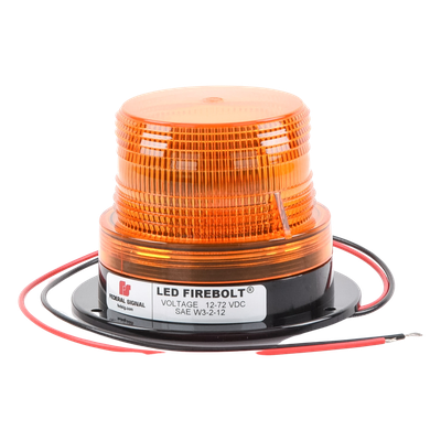 Estrobo LED Ámbar / Bajo Perfil / 2 Joules / 12-72 Vcc / 2 W / 12.7 x 9.1 cm | SIERRA STORE