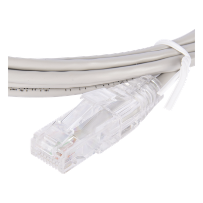 LINKEDPRO BY EPCOM LP-UT6-300-GY28 - Cable de Parcheo Slim UTP Cat6 / 3 m (9.84 ft) / 28 AWG / Gris / 1 Gbps+ | SIERRA STORE