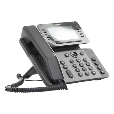 Teléfono IP Empresarial / 20 Líneas SIP / Pantalla 4.3" Ajustable / Wi-Fi 2.4/5 GHz / Bluetooth 5.0 / Puertos Gigabit / PoE | SIERRA STORE