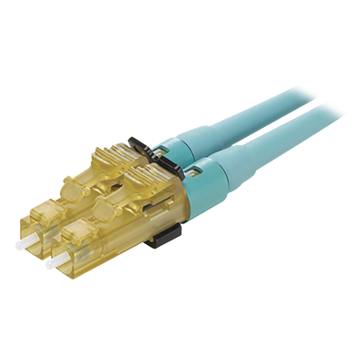 PANDUIT FLCDMCXAQY - Conector de Fibra Óptica / LC Duplex / Multimodo 50/125 OM3/OM4 / Pre-pulido / Color Aqua | SIERRA STORE