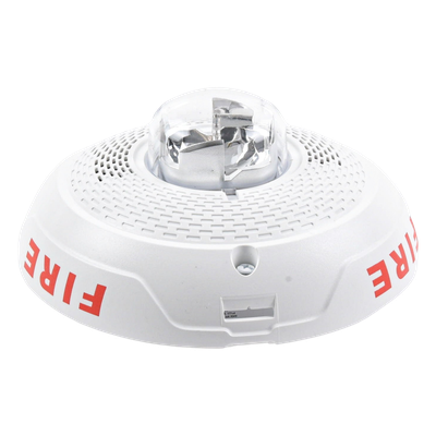 Bocina-estrobo de techo / Doble voltaje 25-70.7 Vrms / Candela 15-177 cd / 400-4,000 Hz / Serie L | SIERRA STORE