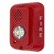 Sirena con Estrobo LED / 2 Hilos / Candela Seleccionable hasta 185 cd / 24 Vcd / Montaje en Pared | SIERRA STORE