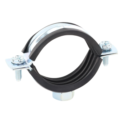 Abrazadera Isofónica Reforzada / 1 1/4" (40 mm) / Acero 1.75-2.3 mm / Carga 150 kg / Temperatura -30°C a +120°C / Aislamiento EPDM | SIERRA STORE