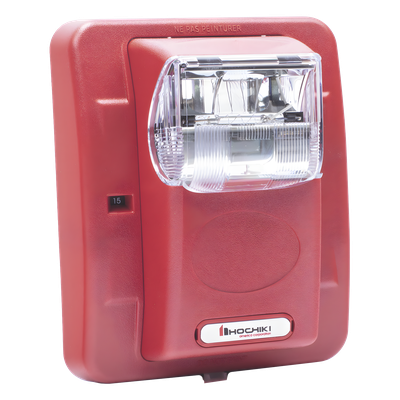Lámpara Estroboscópica de Pared / 24 Vcc / 15-110 Candelas / 5 Intensidades / Rojo Sin Letrero / 5' x 4.5' x 2.5' | SIERRA STORE