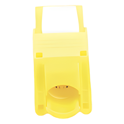 LINKEDPRO BY EPCOM LPKJ6ATTYE - Módulo Jack Keystone / Cat6A / Toolless / Terminación 180° / Sin Blindaje / 1 Puerto / Amarillo | SIERRA STORE