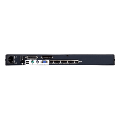 Switch KVM / 8 Puertos / Cat 5e/6 / Resolución 1920 x 1200 / Alcance 30 m (98.4 ft) / Expansión en Cascada / Rack 1U | SIERRA STORE