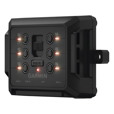 Caja de control / 6 salidas / 30 A por salida / 100 A total / IPX7 / Inalámbrico / 5″ x 1″ x 3″ | SIERRA STORE