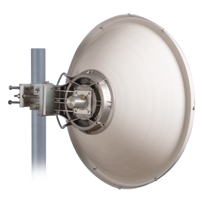 Antena Parabólica Direccional MIMO / 30.5 ± 1 dBi / 5.9-7.125 GHz / Plato Profundo 2 ft / Dual Polarización / RP-SMA (x2) / F/B Ratio | SIERRA STORE