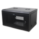 Gabinete de Pared / 6U / 19'' / 455 mm Profundidad / 80 kg Carga / Acero Reforzado / 1.49 ft Alto | SIERRA STORE