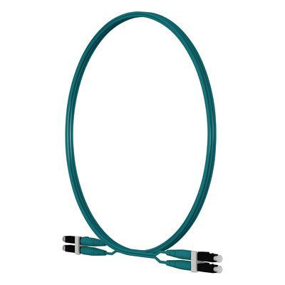 PANDUIT FZ2ELLNLNSNM002 - Jumper de Fibra Óptica / Multimodo OM4 50/125 / LC-LC Dúplex / LSZH / 2 m (6.56 ft) / Aqua | SIERRA STORE