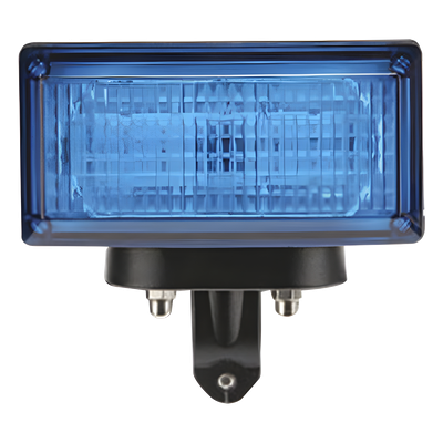 Luz Frontal Ultra Brillante / 9 LED 3W / 25 Patrones / 10-30 VCC / 64-104 cm (2.1-3.4 ft) / Azul | SIERRA STORE