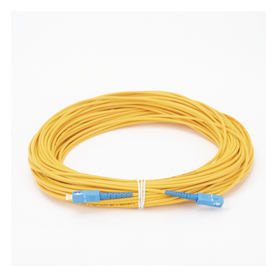 LINKEDPRO BY EPCOM LPSM3SCUSCUS30 - Jumper de Fibra Óptica Monomodo / SC/UPC-SC/UPC / Simplex / 30 m (98.43 pies) / 3 mm | SIERRA STORE