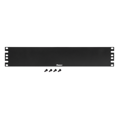 PANDUIT DPFP2 - Tapa Ciega para Rack / 19 Pulgadas / 2 UR / Acero 16 ga / Diseño Plano / 482.6 x 43.7 mm | SIERRA STORE