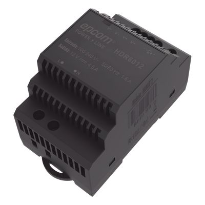 Fuente de Poder Industrial / Entrada 100-240 Vca / Salida 15 Vcc 4 A 60 W / Riel DIN / -20°C a 45°C | SIERRA STORE