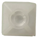 Base Autoadherible para Cinchos / 19x19 mm / Nylon Resistente / Temperatura -10°C a 50°C / Paquete 100 Piezas / Orificio Central para | SIERRA STORE