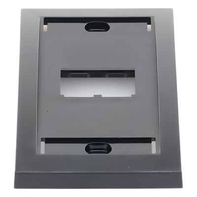 PANDUIT CFPE2BLY - Placa de Pared Vertical / 2 Puertos Mini-Com / Con Espacio para Etiquetas / 2.75 x 4.5 pulgadas / Negro | SIERRA STORE