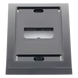 PANDUIT CFPE2BLY - Placa de Pared Vertical / 2 Puertos Mini-Com / Con Espacio para Etiquetas / 2.75 x 4.5 pulgadas / Negro | SIERRA STORE