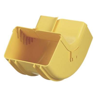 PANDUIT FRIVRA6X4LYL - Bajada Vertical Interior 90° / Radio Curvatura 2' (50.8 mm) / Canaleta 6x4 / PC/ABS / 8.64' (219.4 mm) Altura / | SIERRA STORE