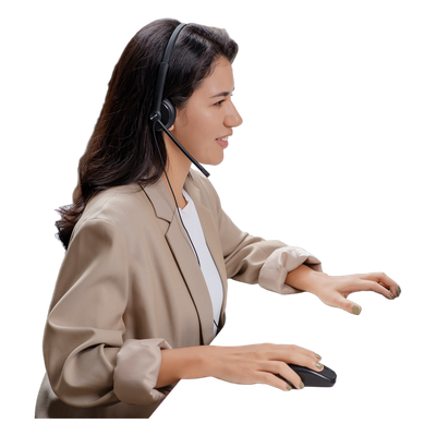 Diadema USB / Mono / Cancelación de Ruido Pasiva / Plug-and-Play / Certificación Microsoft Teams / Active Protection Auditiva | SIERRA STORE