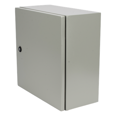Gabinete IP66 / Acero IK10 / 400x400x200 mm / 15.7x15.7x7.9 in / Placa Trasera Galvanizada / Cerradura con Llave | SIERRA STORE