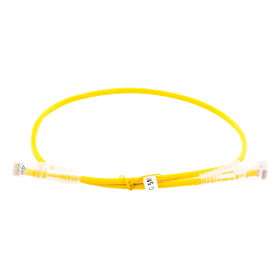 LINKEDPRO BY EPCOM LP-UT6A-05-YE28 - Cable de Parcheo Slim UTP / Cat6A / 0.5 m (1.64 ft) / 28 AWG / RJ45 | SIERRA STORE