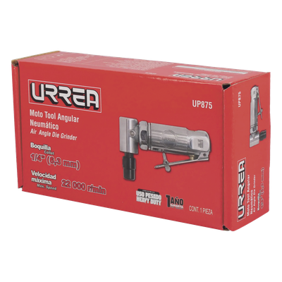 Moto-tool Neumático Angular / 22,000 RPM / Boquilla 1/4" / 4 SCFM / Desalojo Frontal / 95 dB | SIERRA STORE