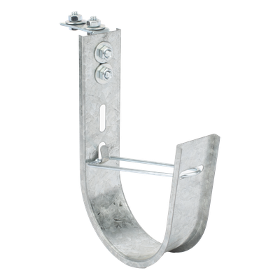 Gancho J-Hook para Cableado Estructurado / Capacidad 115 Cables Cat6 / Acero al Carbón / Fijación con Tornillería Incluida / Interior | SIERRA STORE