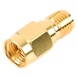 Adaptador en Línea / SMA Macho a SMA Hembra Inverso / Cuerpo Bronce Oro / Contacto Oro / Aislante Teflón | SIERRA STORE