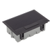 Caja de Piso Falso / 4 Módulos Dobles / Profundidad Ajustable 90-120 mm (3.54-4.72 in) / IK08 / +125 °C / Tapa Embellecedora | SIERRA STORE