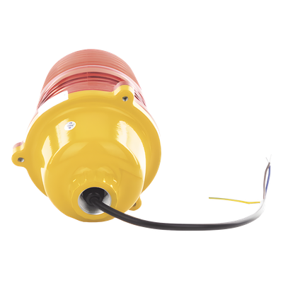 EPCOM INDUSTRIAL EI-LBIB - Estrobo LED de Obstrucción / Luz Fija Roja / 75-220 Vca / IP66 / -55°C a 70°C / 32.5 cd / 100,000 h | SIERRA STORE