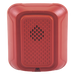 Sirena de Notificación para Pared / 88+ dBA / 12 o 24 Vcd / Tono y Volumen Seleccionables / Diseño Enchufable / Color Rojo | SIERRA STORE