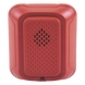Sirena de Notificación para Pared / 88+ dBA / 12 o 24 Vcd / Tono y Volumen Seleccionables / Diseño Enchufable / Color Rojo | SIERRA STORE
