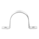 Abrazadera Omega / Conduit Pared Gruesa / 2" (51 mm) / Acero Pregalvanizado 1.5 mm / Tornillo #10 | SIERRA STORE