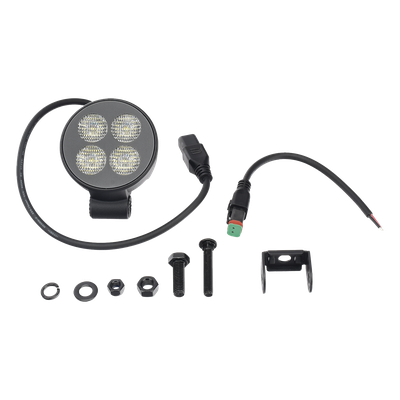 Luz de Trabajo Circular / 4 LED / 2556 Lúmenes / 12-24 Vcd / Haz Amplio y Uniforme / IP Anti-Impacto | SIERRA STORE