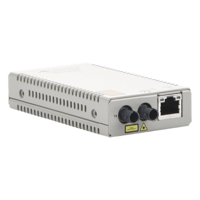 Convertidor de Medios / Fast Ethernet a Fibra Óptica / Multimodo ST / 2 km / Auto-MDI/MDIX / Jumbo Frames 10 KB | SIERRA STORE