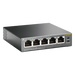 Switch de Escritorio / 5 Puertos Gigabit / 4 Puertos PoE 802.3af/at 65W / PoE Extendido 250m (820 pies) / Sin Ventilador | SIERRA STORE